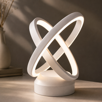 FOSVEX 50W Dual Circle LED Table Light | 3 Color Modes