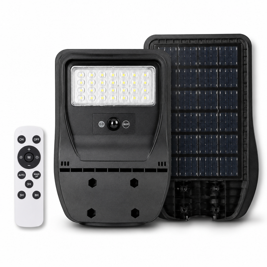 FOSVEX 50W Solar LED Street Light with Motion Sensor & Remote Control | Waterproof Outdoor Security Light