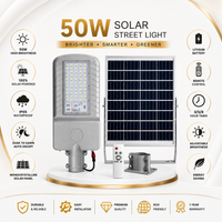 FOSVEX 50W Solar LED Flood Light with Remote Control | 6500K White | 45AH Battery | IP65 Waterproof Outdoor Security Light