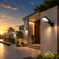 FOSVEX Solar Wall Light with Motion Sensor & Remote