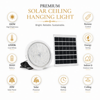 FOSVEX 200W Solar Ceiling Zumer Light with Remote Control