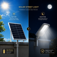 FOSVEX 50W Solar LED Flood Light with Remote Control | 6500K White | 45AH Battery | IP65 Waterproof Outdoor Security Light