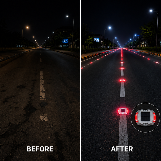FOSVEX Solar Powered Road Stud Light