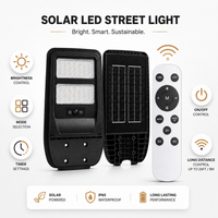 FOSVEX Solar LED Street Light with Motion Sensor & Remote Control | Waterproof Outdoor Security Light