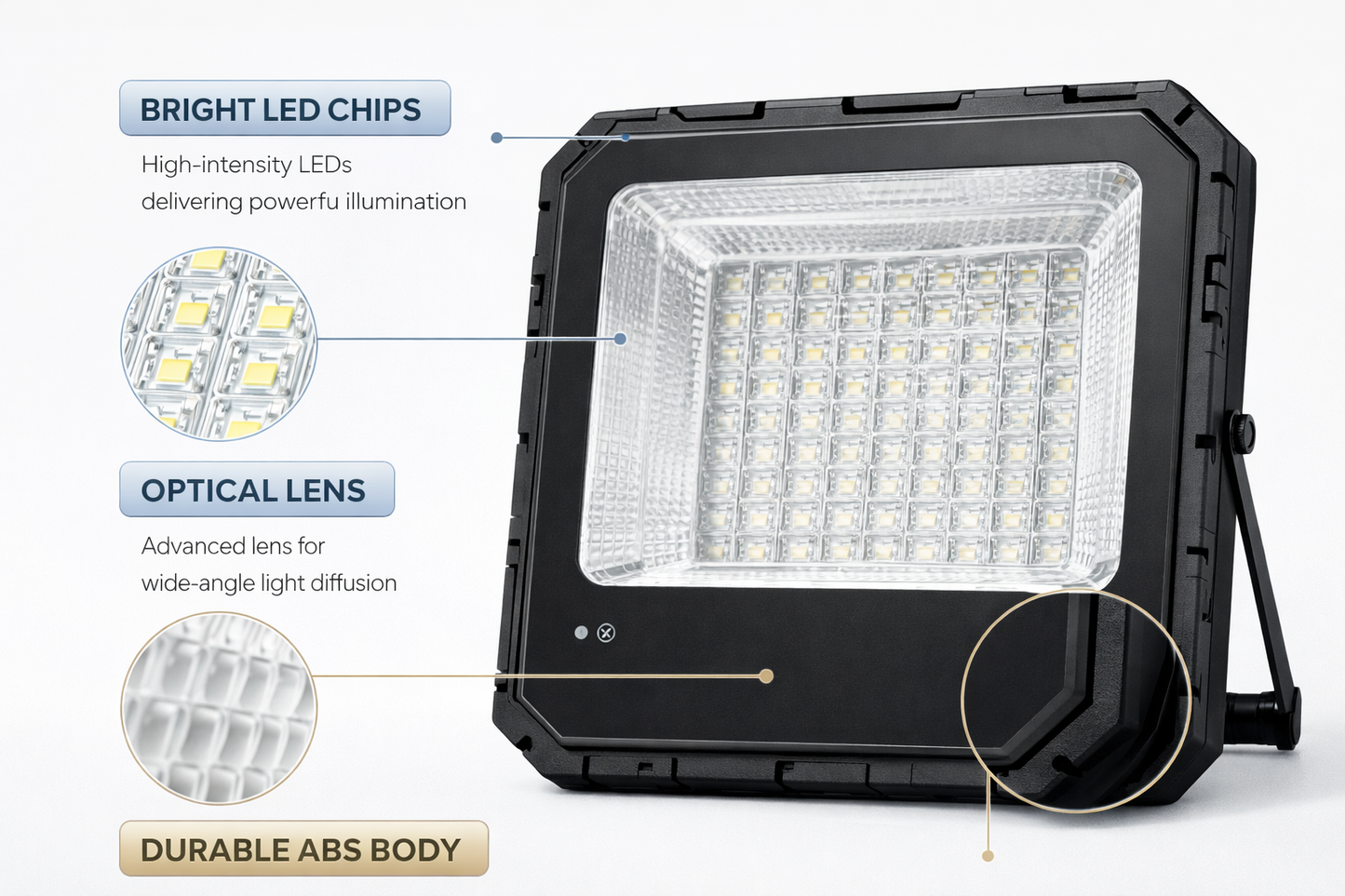400W Solar Flood Light Outdoor with Remote Control, RGB + 6500K White, IP66 Waterproof LED Security Light, 30AH Battery, 30W Solar Panel, Ultra Bright for Garden, Farm, Gate, Camping
