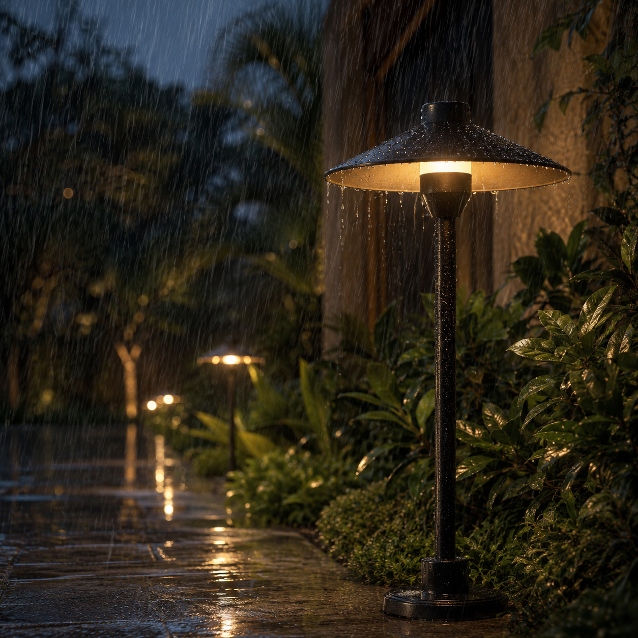 FOSVEX Outdoor LED Garden Bollard Light – 7W Warm White