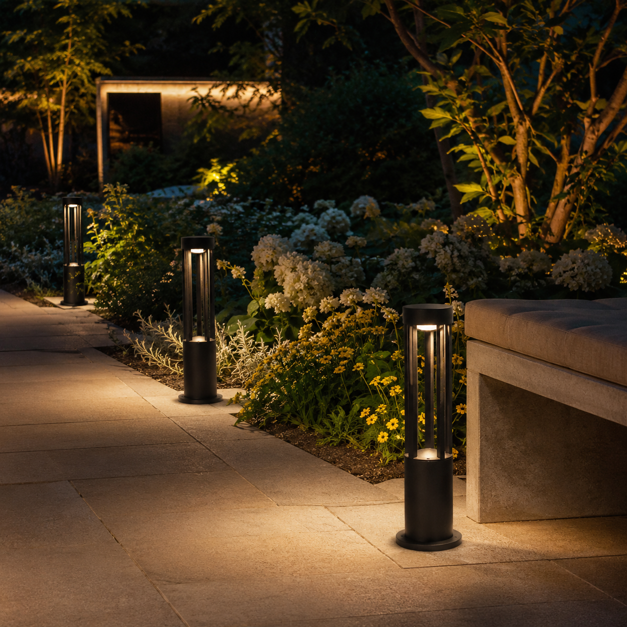 FOSVEX 10W Premium Outdoor Gate & Garden Bollard Light