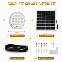 FOSVEX 100W Remote Control Solar Hanging Light