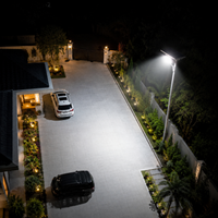 FOSVEX 50W Solar LED Flood Light with Remote Control | 6500K White | 45AH Battery | IP65 Waterproof Outdoor Security Light
