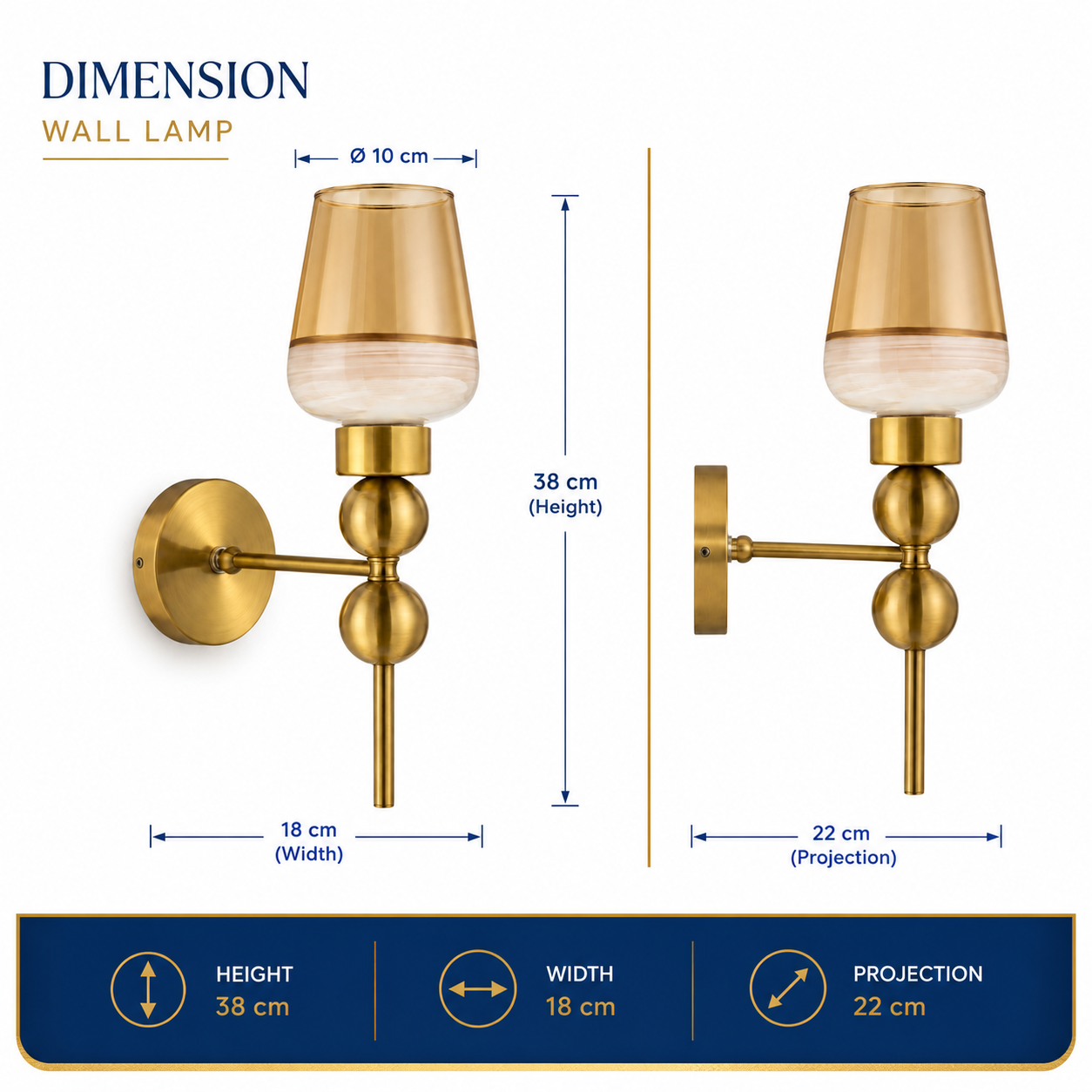FOSVEX Luxury Decorative Wall Lamp