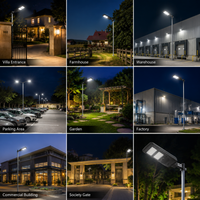FOSVEX 50W Solar LED Street Light with Motion Sensor & Remote Control | Waterproof Outdoor Security Light