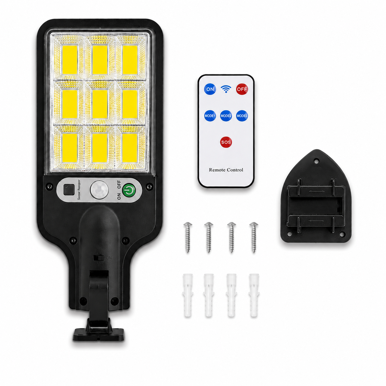 FOSVEX Solar Wall Light with Motion Sensor & Remote