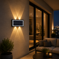 FOSVEX Solar Up & Down Wall Light | IP65 Waterproof Outdoor Solar LED Light