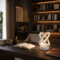 FOSVEX 50W Dual Circle LED Table Light | 3 Color Modes