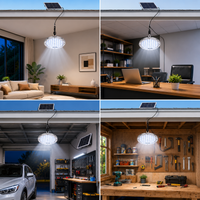 FOSVEX 100W Remote Control Solar Hanging Light