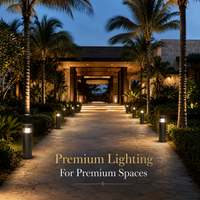 FOSVEX 9W Premium Outdoor Gate & Garden Bollard Light