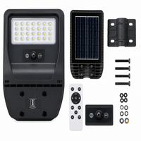 FOSVEX 50W Solar LED Street Light with Motion Sensor & Remote Control | Waterproof Outdoor Security Light