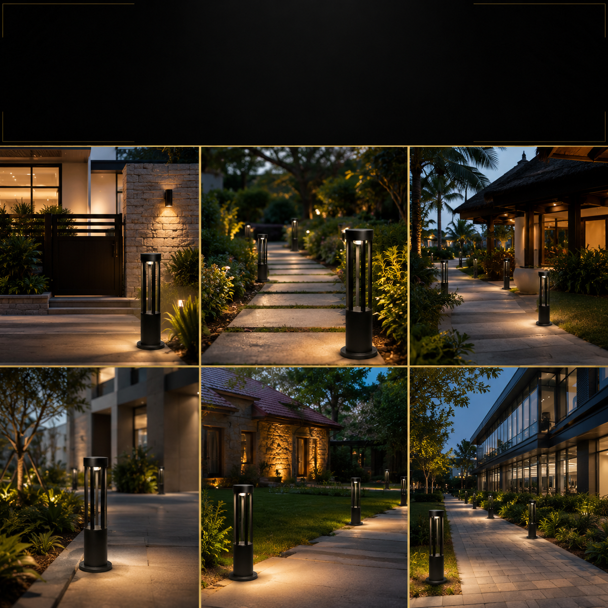 FOSVEX 10W Premium Outdoor Gate & Garden Bollard Light