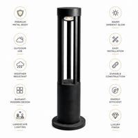 FOSVEX 10W Premium Outdoor Gate & Garden Bollard Light