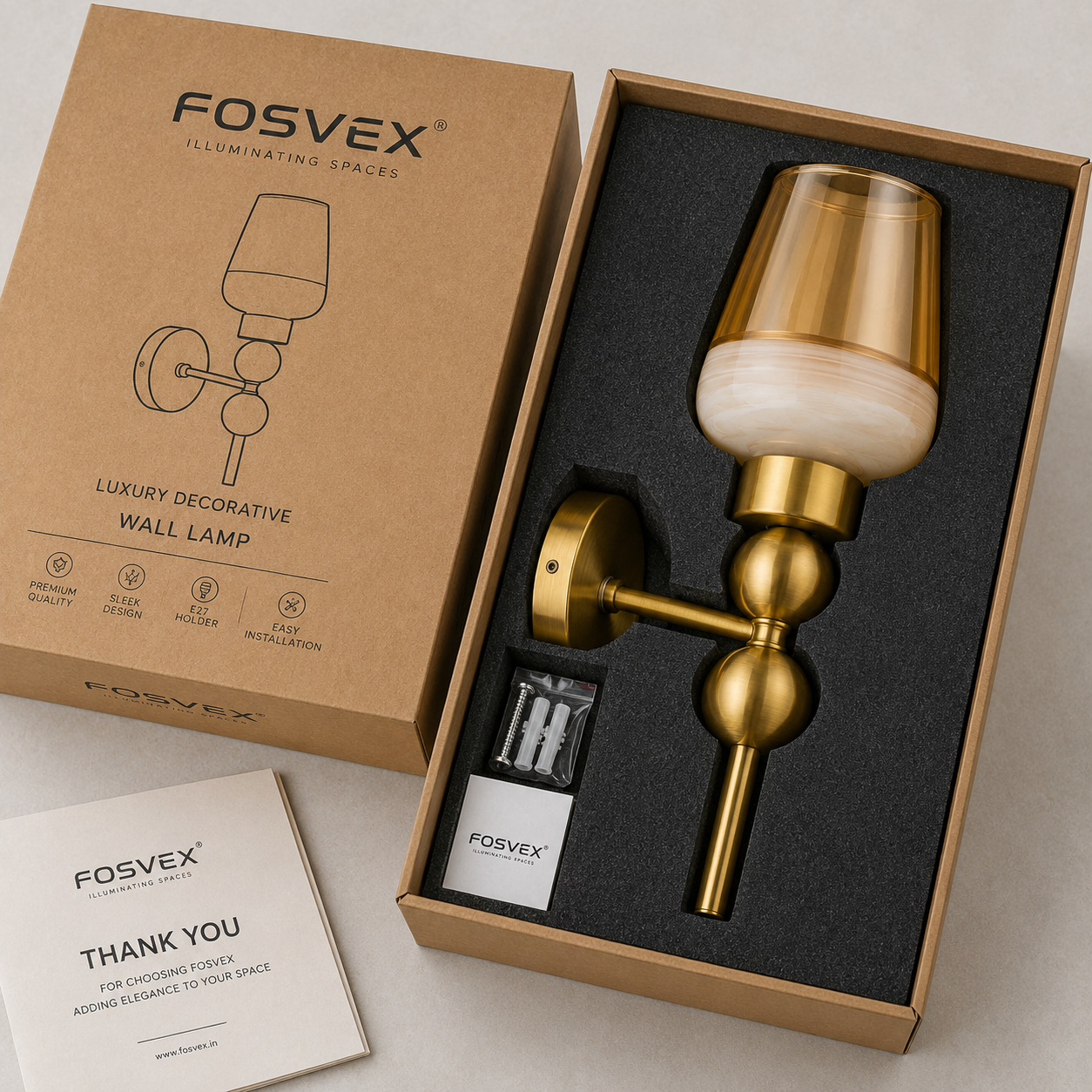 FOSVEX Luxury Decorative Wall Lamp