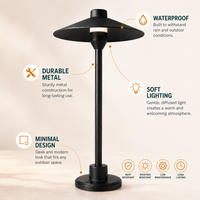 FOSVEX Outdoor LED Garden Bollard Light – 7W Warm White