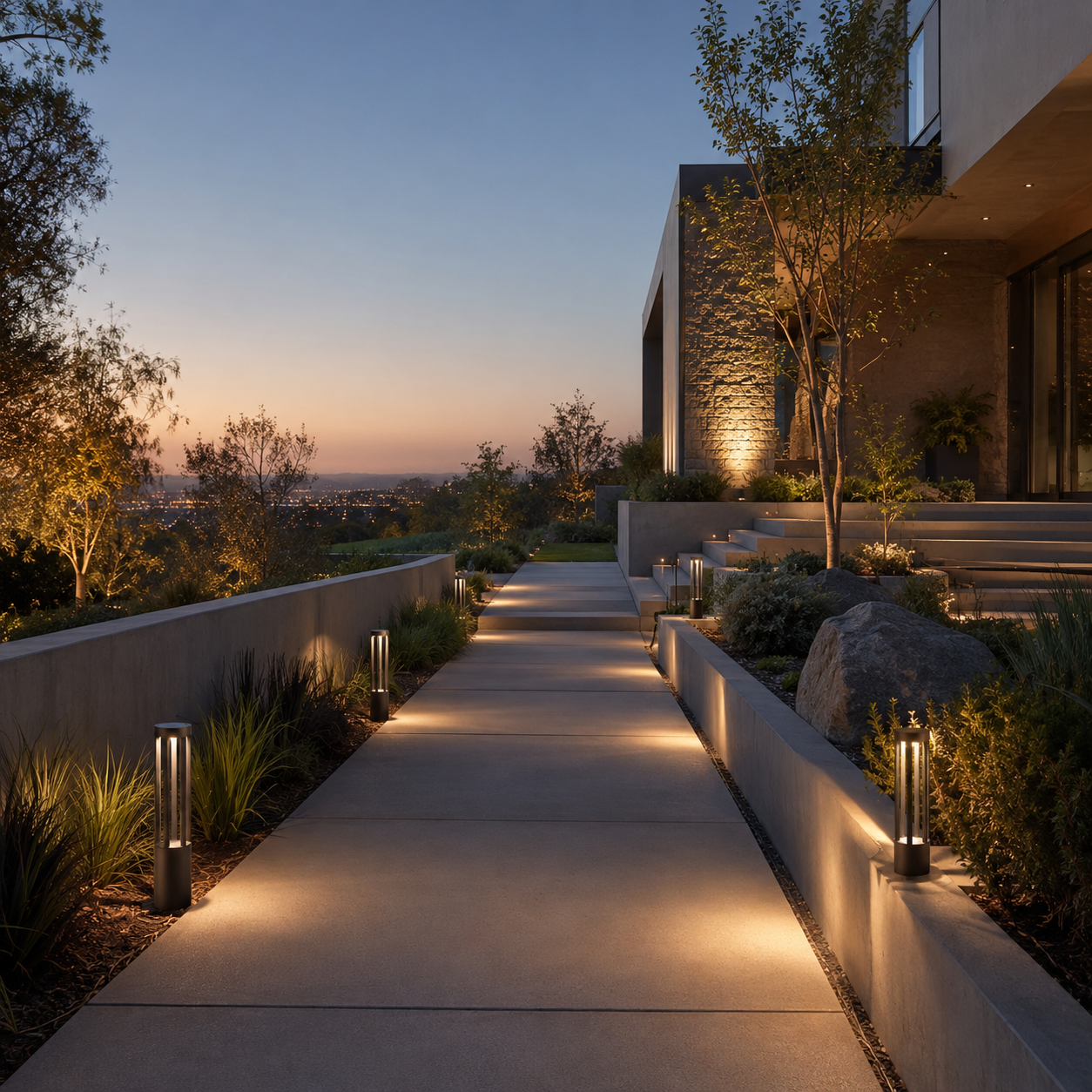 FOSVEX 10W Premium Outdoor Gate & Garden Bollard Light