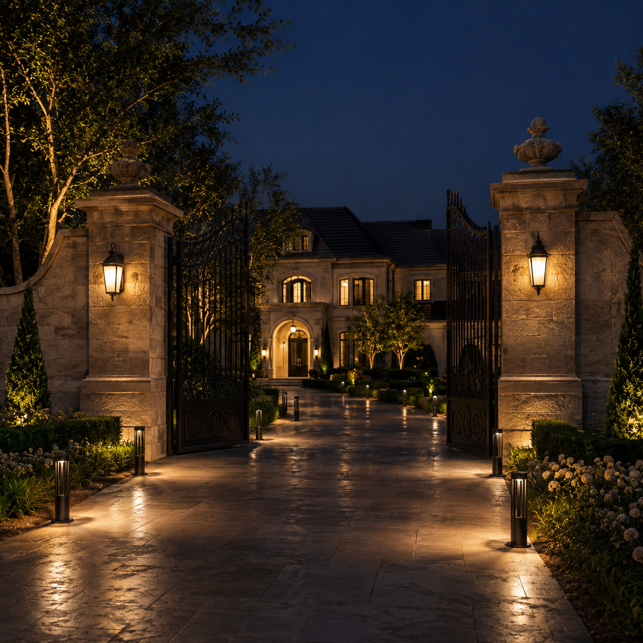 FOSVEX 10W Premium Outdoor Gate & Garden Bollard Light