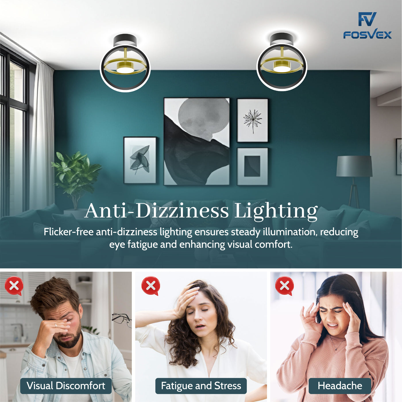 eye friendly LED light RA97 ceiling lamp
