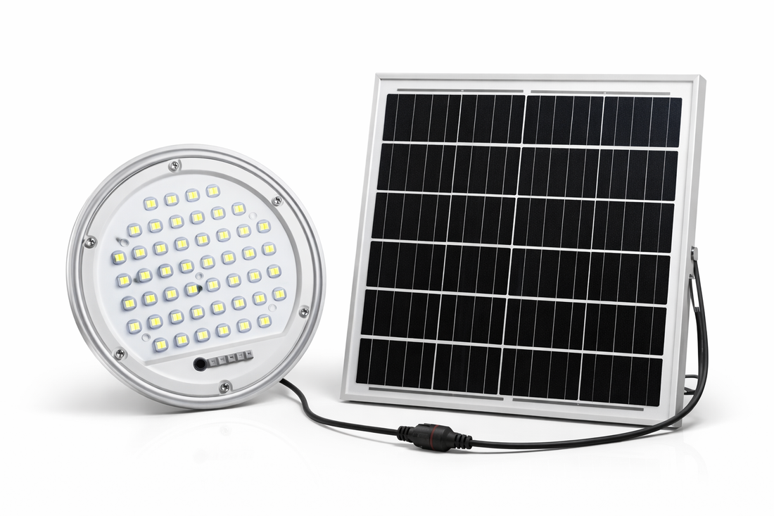Fosvex 120W solar ceiling light with solar panel and remote control